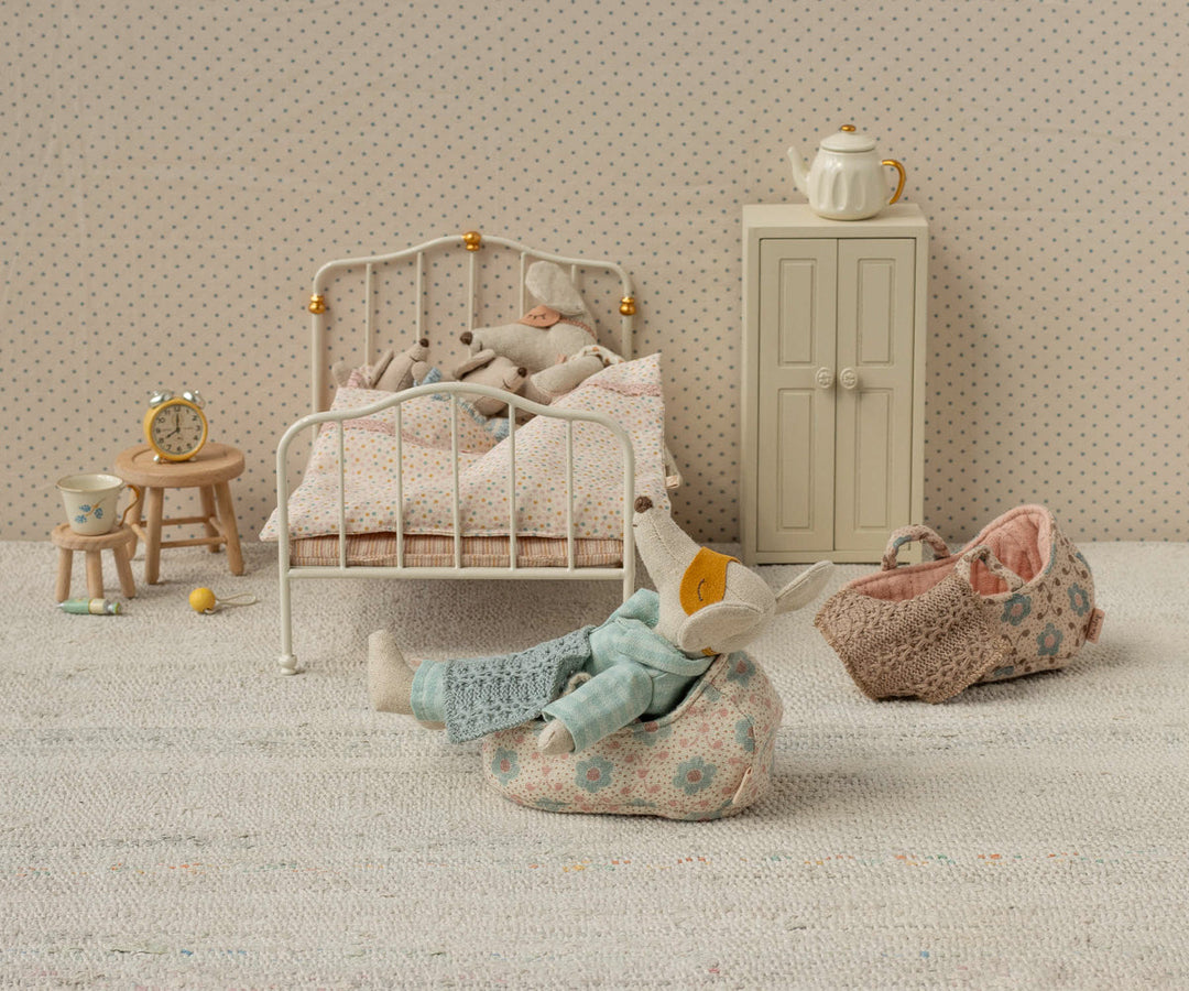 Maileg - Babylift, Baby Mus - Rosa - Baby Mouse