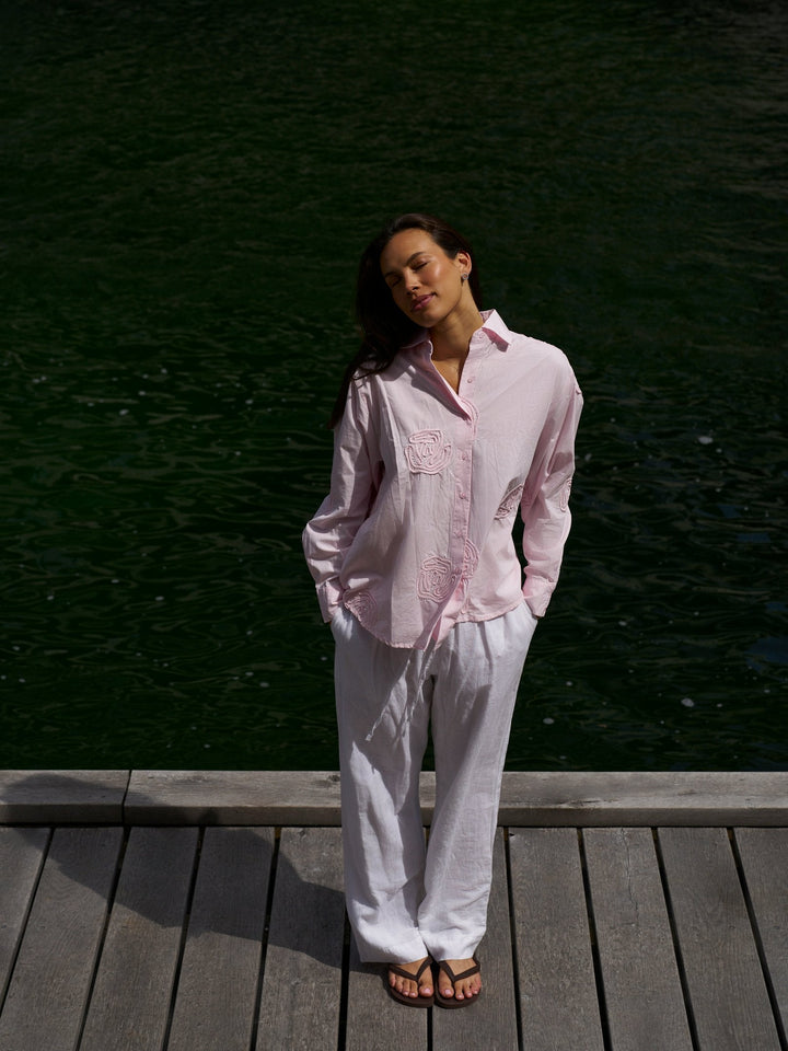 Neo Noir - Dalma Dori Emb Shirt 166746 - 754 - Light Pink