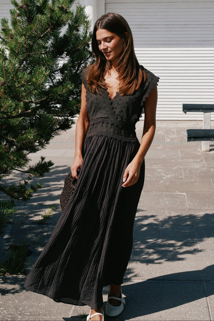 Neo Noir - Arista Lace Dress 169643 - 676 - Dark Brown