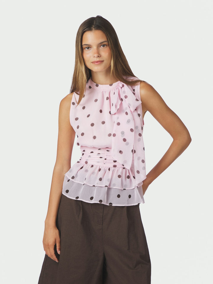 Neo Noir - Ansol Big Dot Top 170503 - 754 - Light Pink