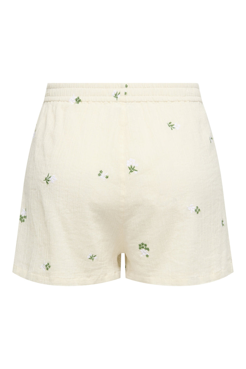JDY - Jdyalba Shorts - 4941512 Cloud Dancer Embroidery