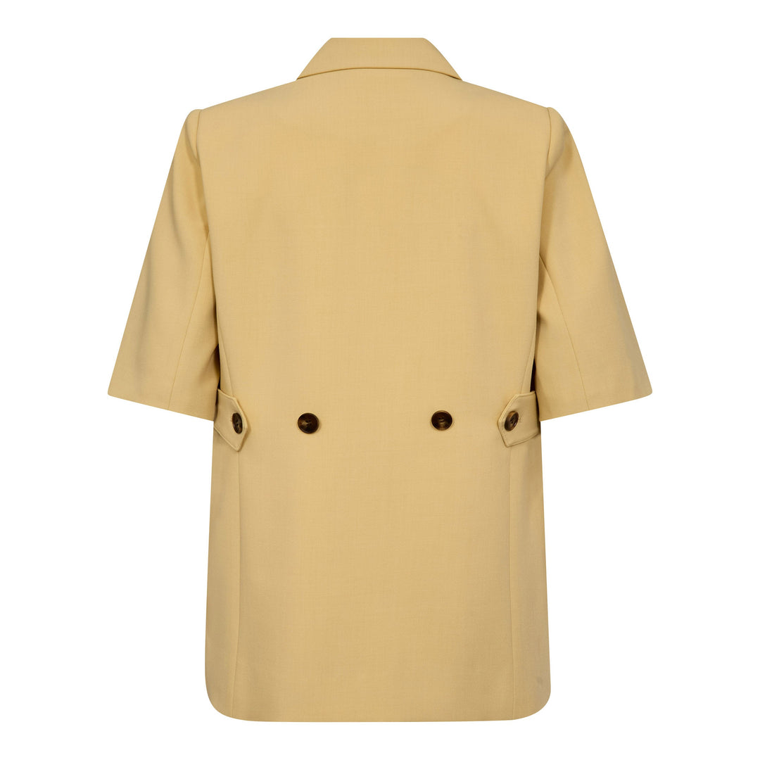 Co´Couture - Nilancc Fitted Ss Blazer 40026 - 171 - Paleyellow