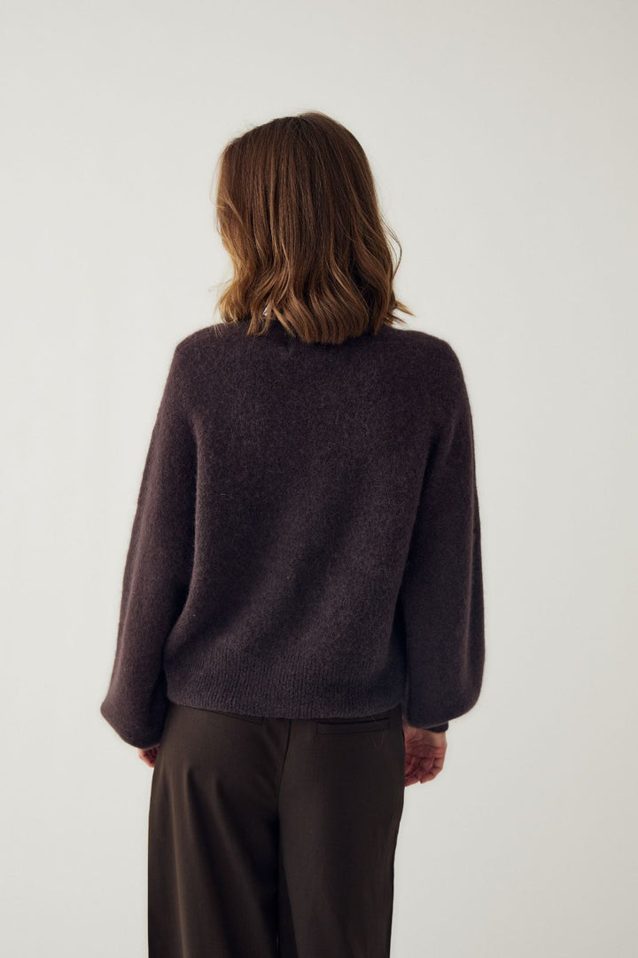 Noella - N-Morene Knit Cardigan 16690002 - 674 - Chocolate