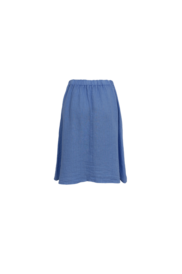 Black Colour - Bcmelina Short Linen Skirt 40910 - Sky Blue