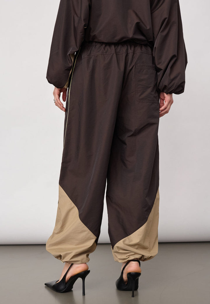 Co´Couture - Aloracc Block Pant 500847 - 20003 - Dark Brown