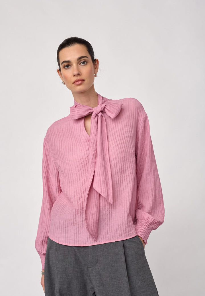 Co´Couture - Elliscc Scarf Neck Blouse 506428 - 35012 - Candyfloss