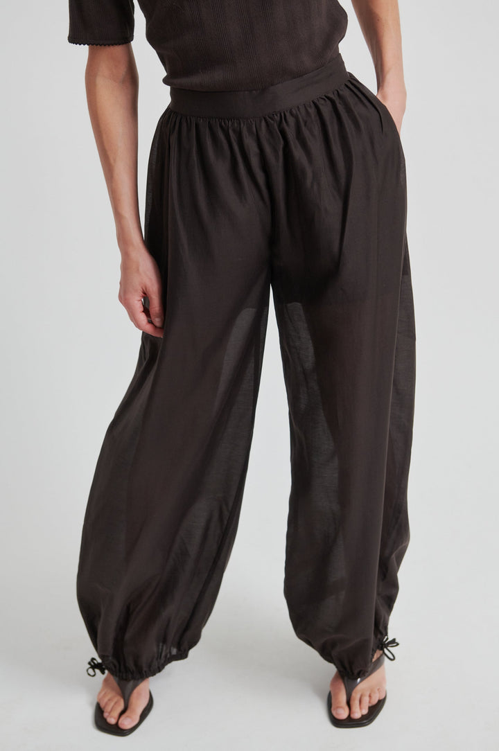 Second Female - Hidie Trousers 60595 - 6150 Chocolate Torte