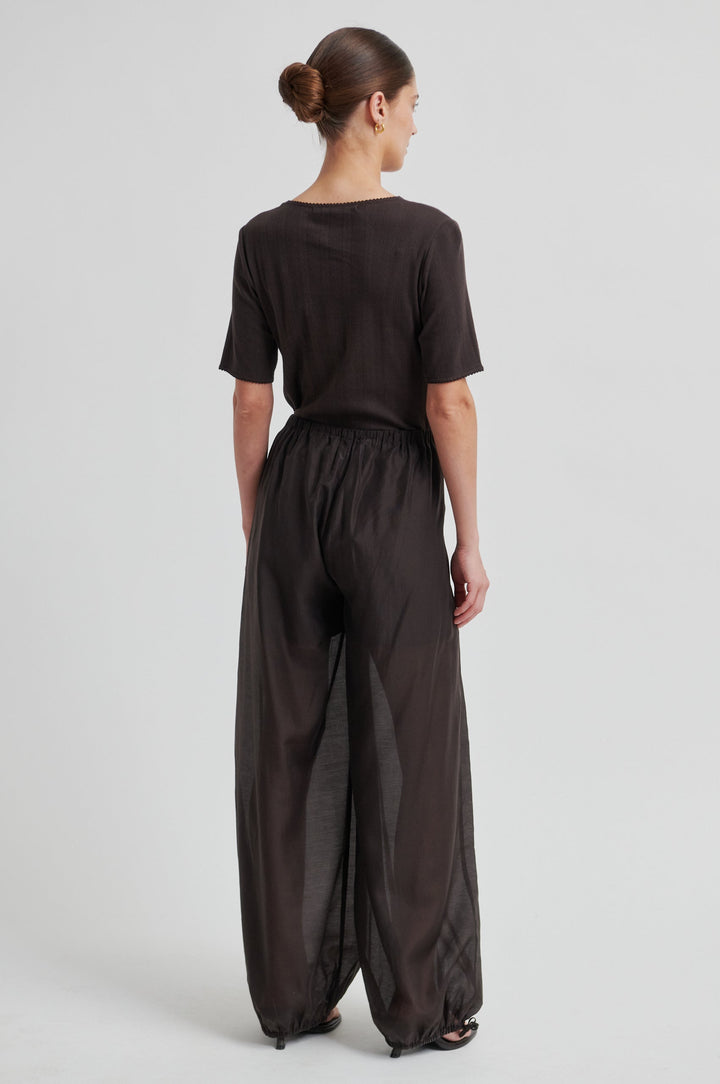 Second Female - Hidie Trousers 60595 - 6150 Chocolate Torte
