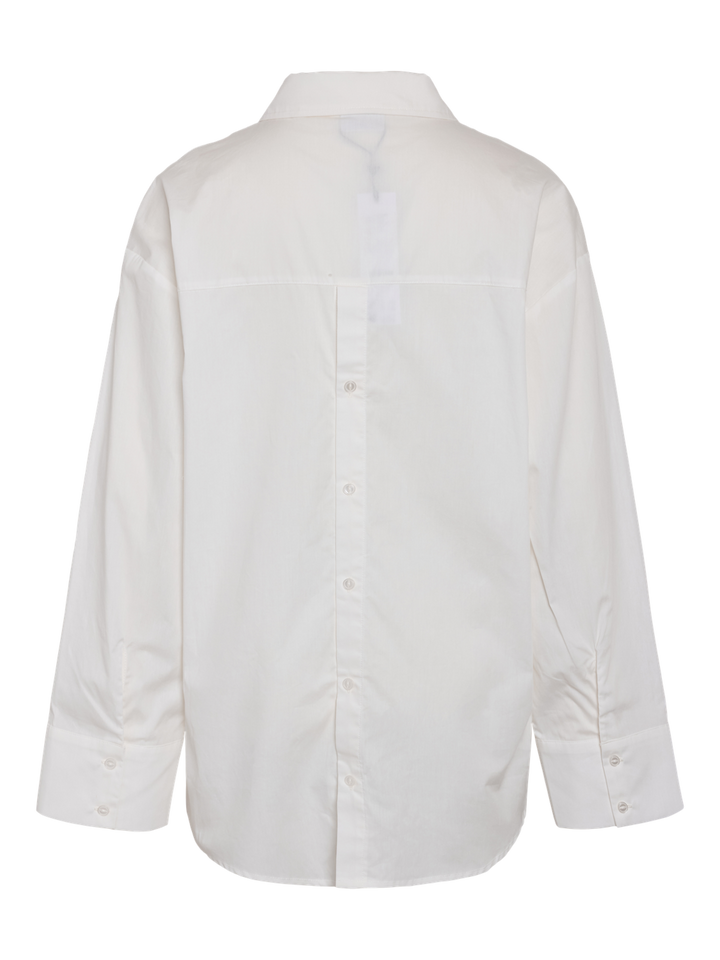 Noisy May - -Nmfreja L/S Button Shirt Fwd - 4755607 Cloud Dancer