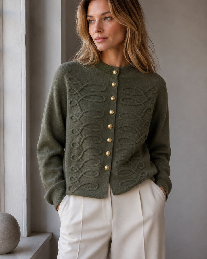 A-Bee - Honora Cardigan - Khaki