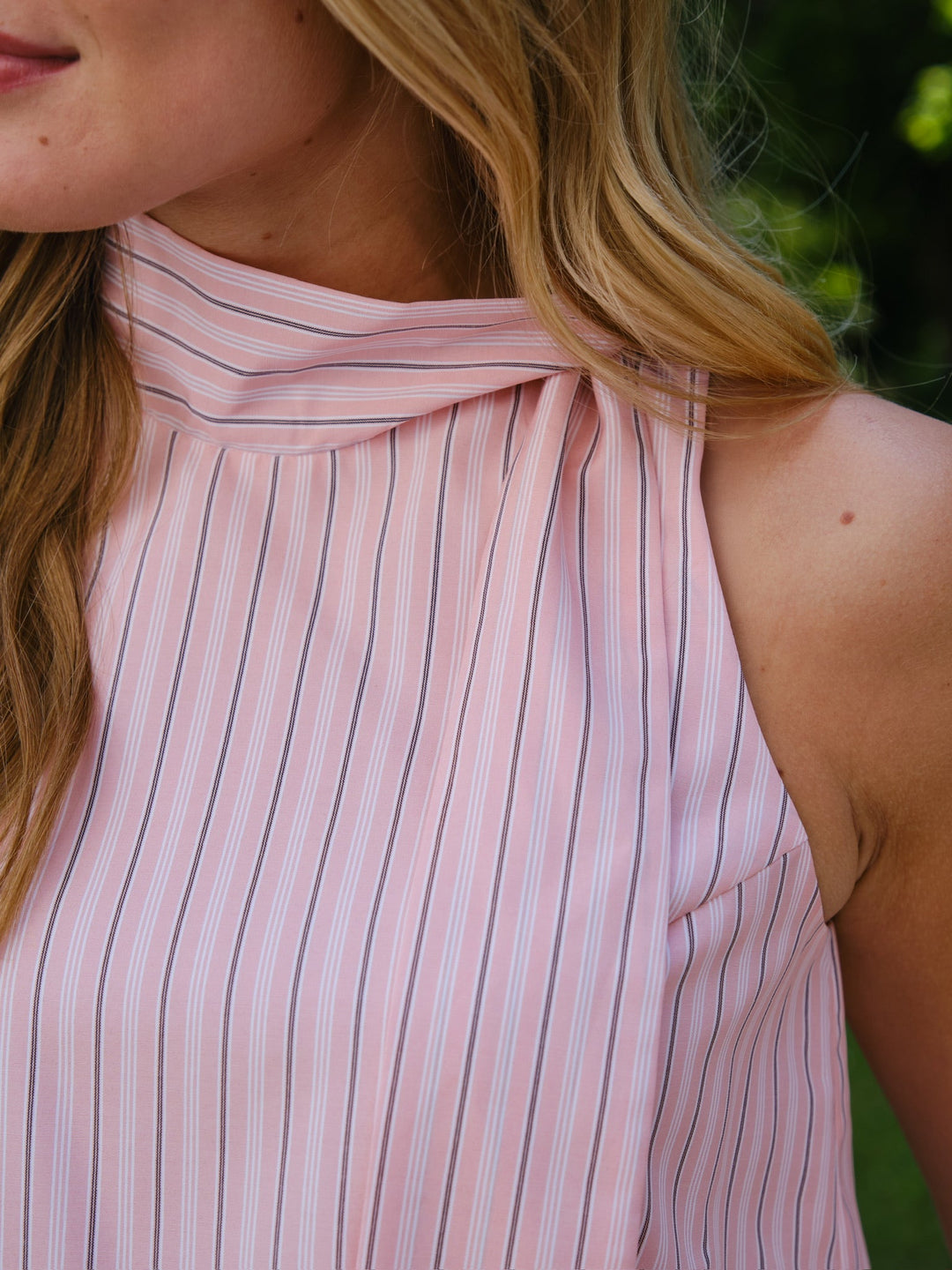 Ennakkotilaus - Neo Noir - Veda Stripe Top 165002 - 165 - Rose