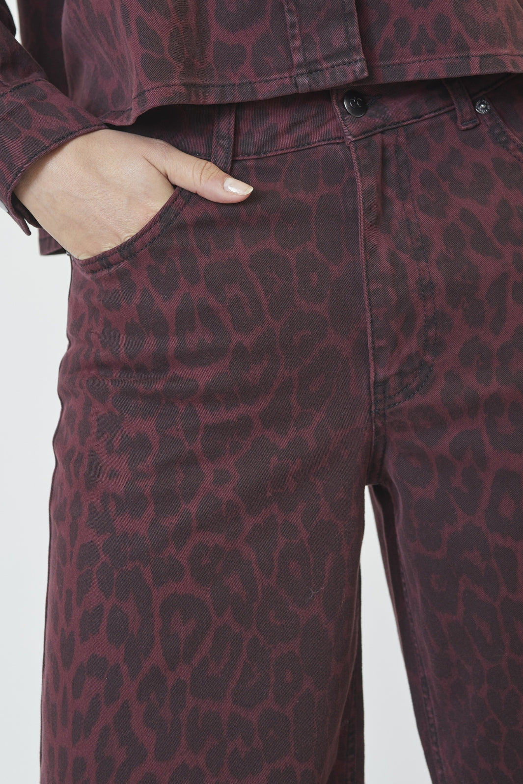 Co´Couture - Leocc Wide Pant 31287 - 87 - Winered