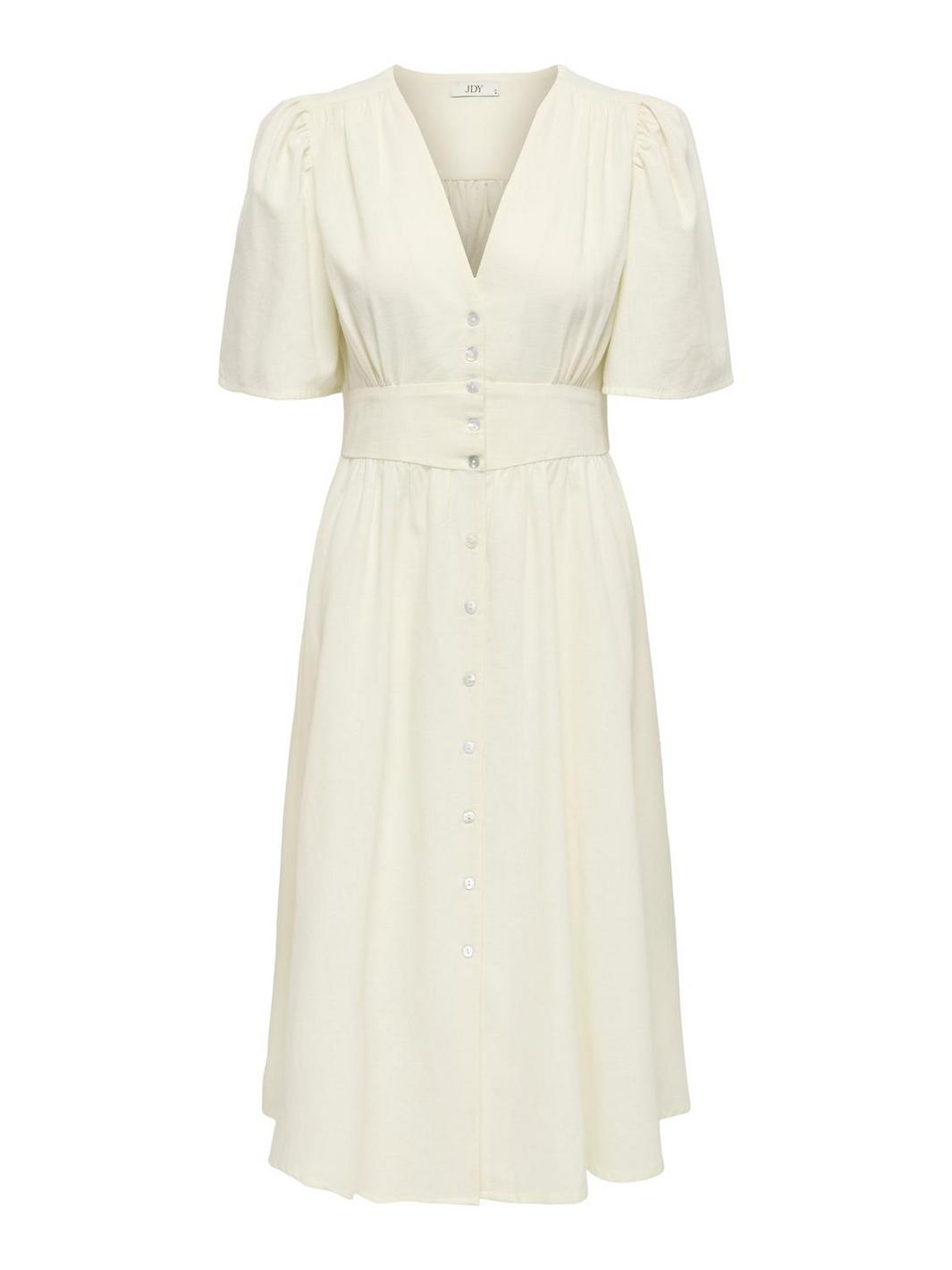 JDY - Jdynora 2/4 Midi Dress - 4937545 Overcast