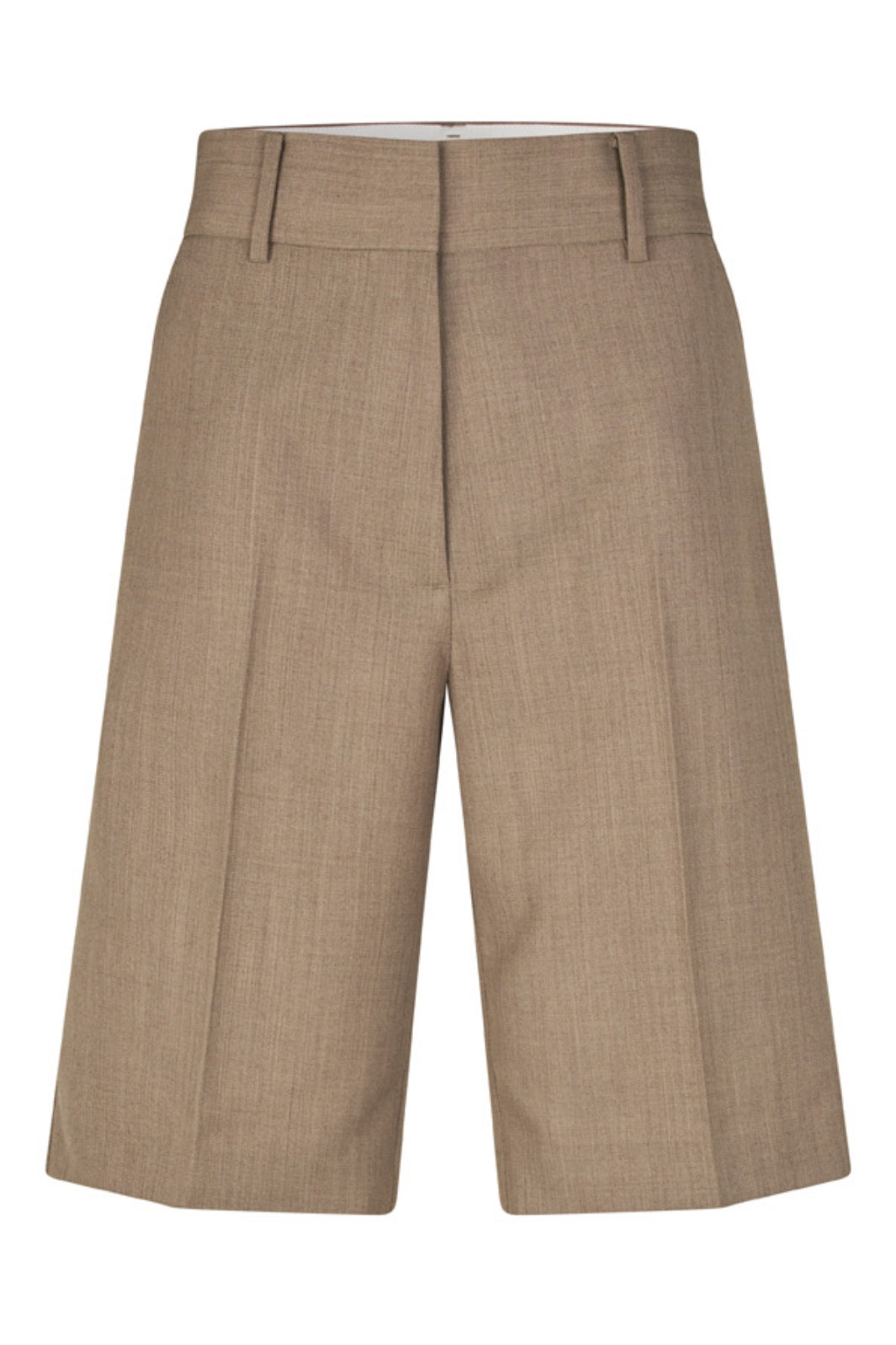 Second Female - Levelup Tailored Shorts 59846 - 6144 Mid Brown Melange