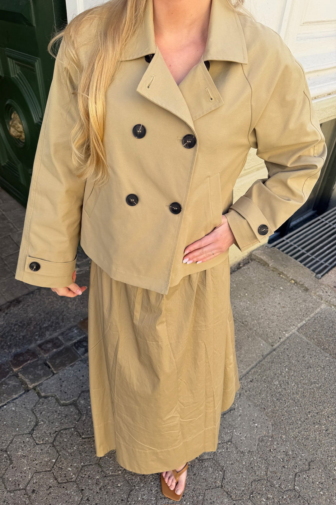 Byic - Lunaic Trenchcoat A2320 - Dark Beige
