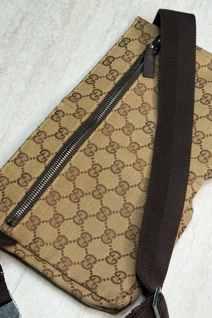 Preloved Vintageline x Molly&My - Vintage Gucci Bumbag 3 - Brown