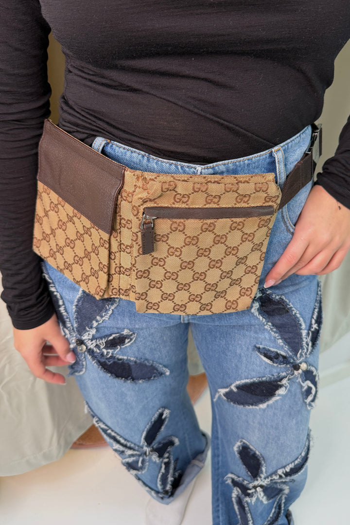 Preloved Vintageline x Molly&My - Vintage Gucci Bumbag 3 - Brown