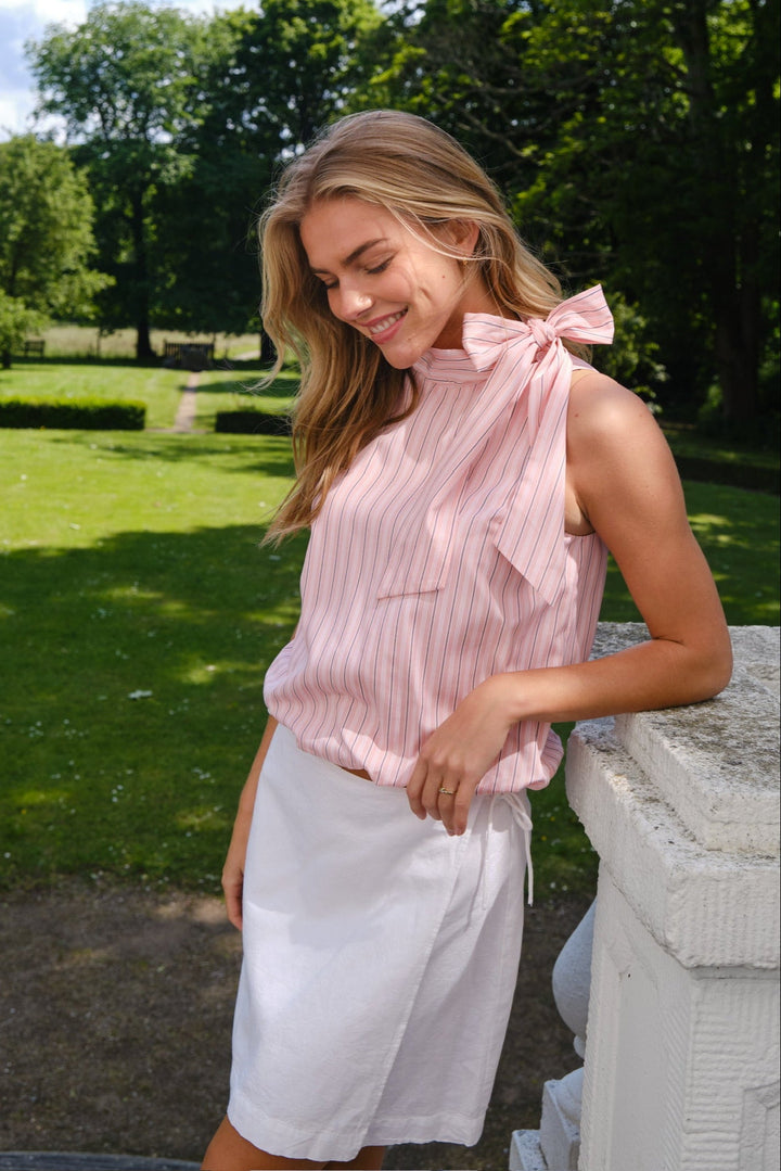 Ennakkotilaus - Neo Noir - Veda Stripe Top 165002 - 165 - Rose