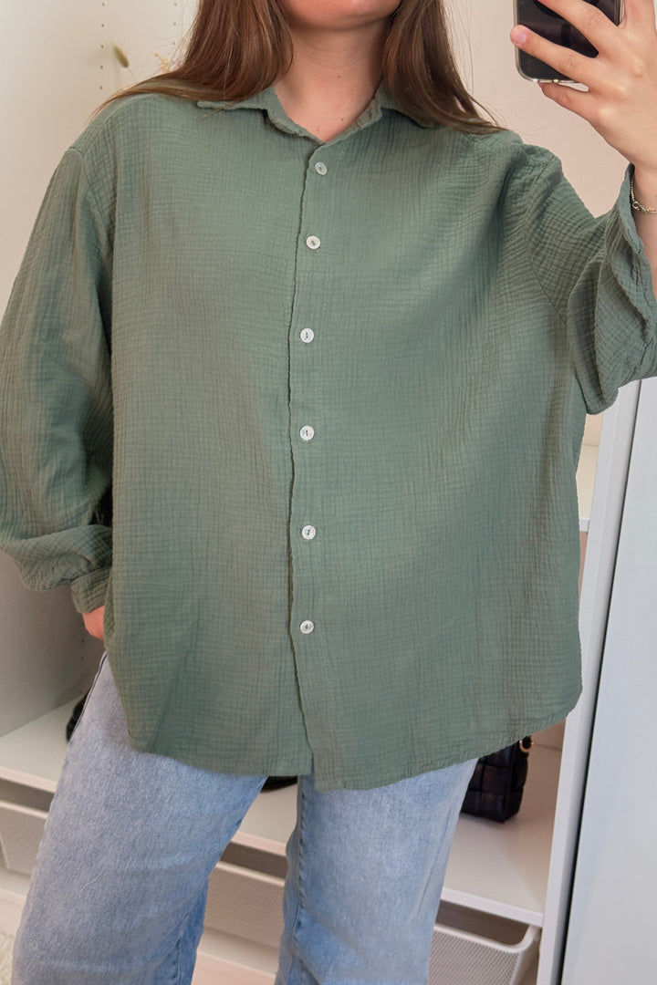 A-bee - Sonja Shirt - Khaki
