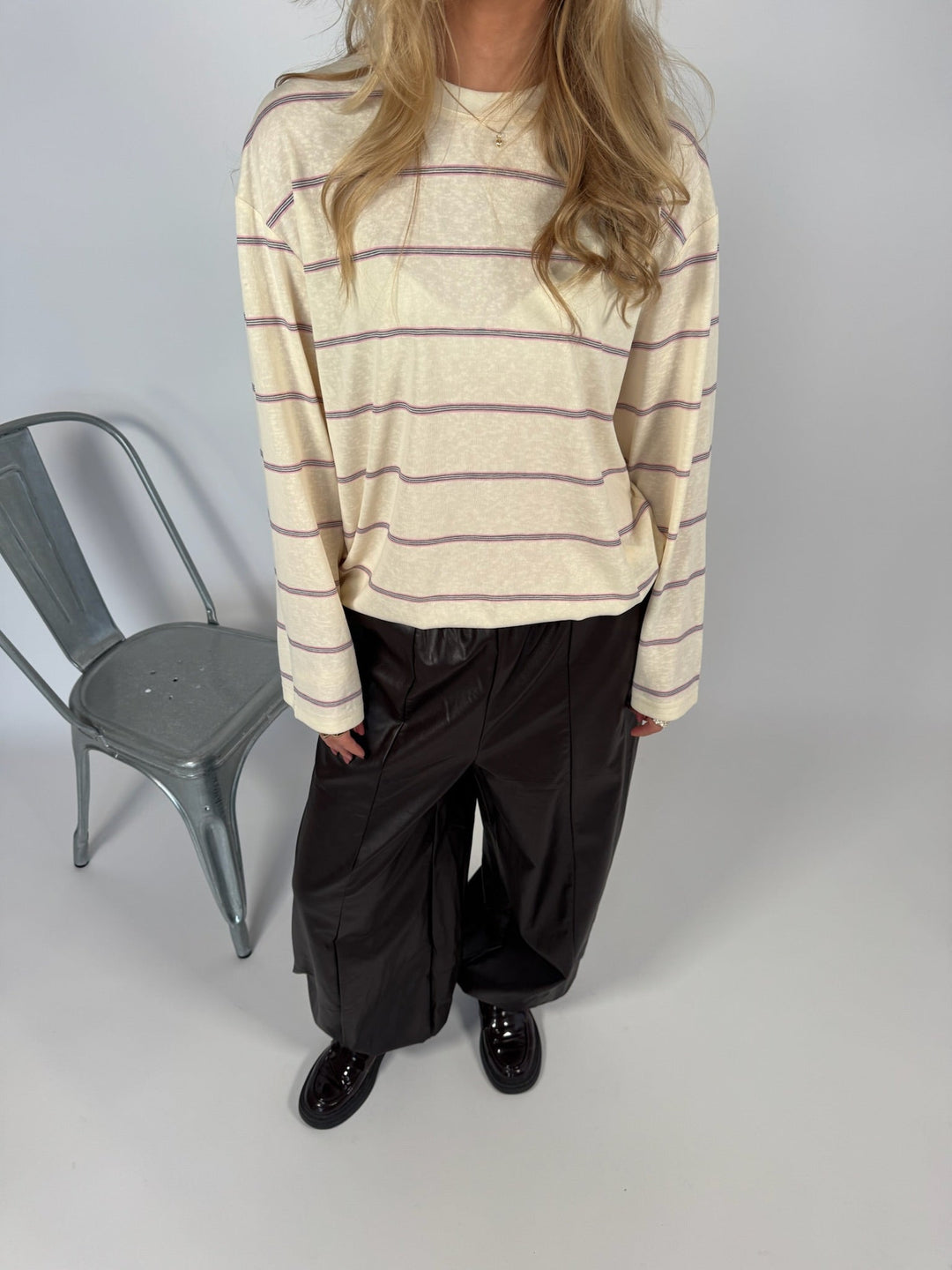 Sisters Point - Esther-Ls 19561 - 833 - Cream Stripe