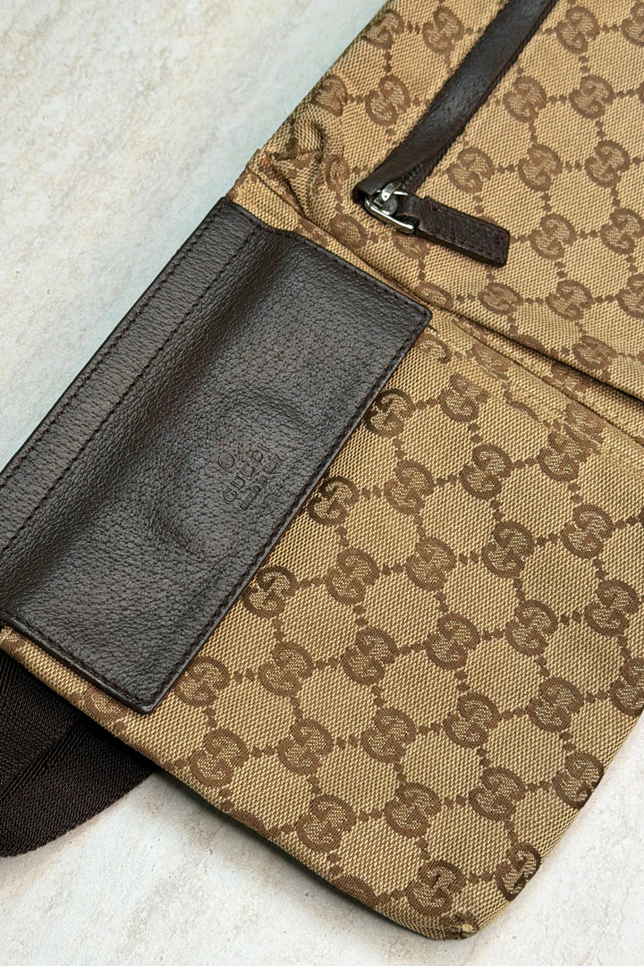 Preloved Vintageline x Molly&My - Vintage Gucci Bumbag 3 - Brown