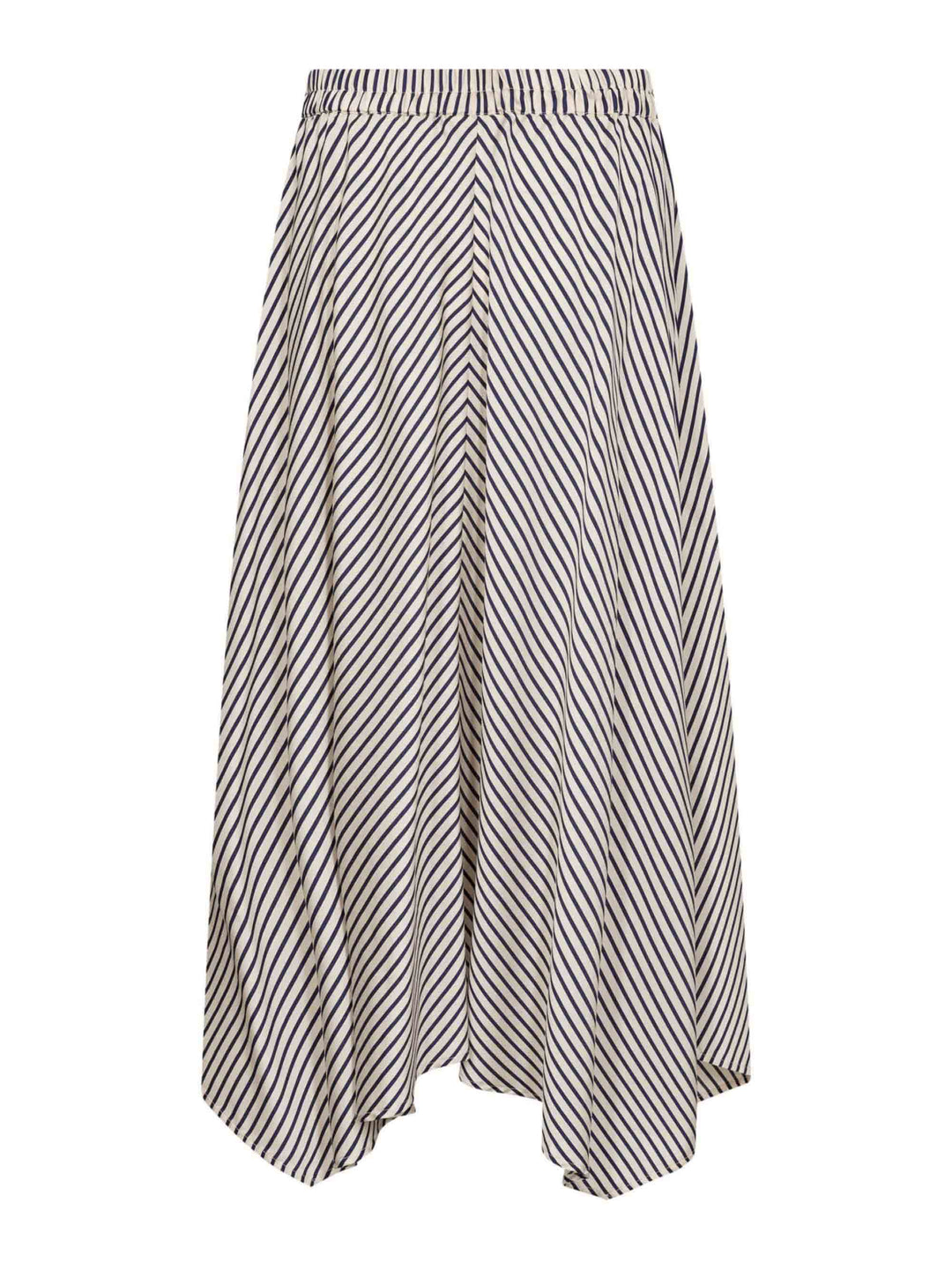 Gossia - Cloriego Skirt G3314 - Navy Creme Stripes