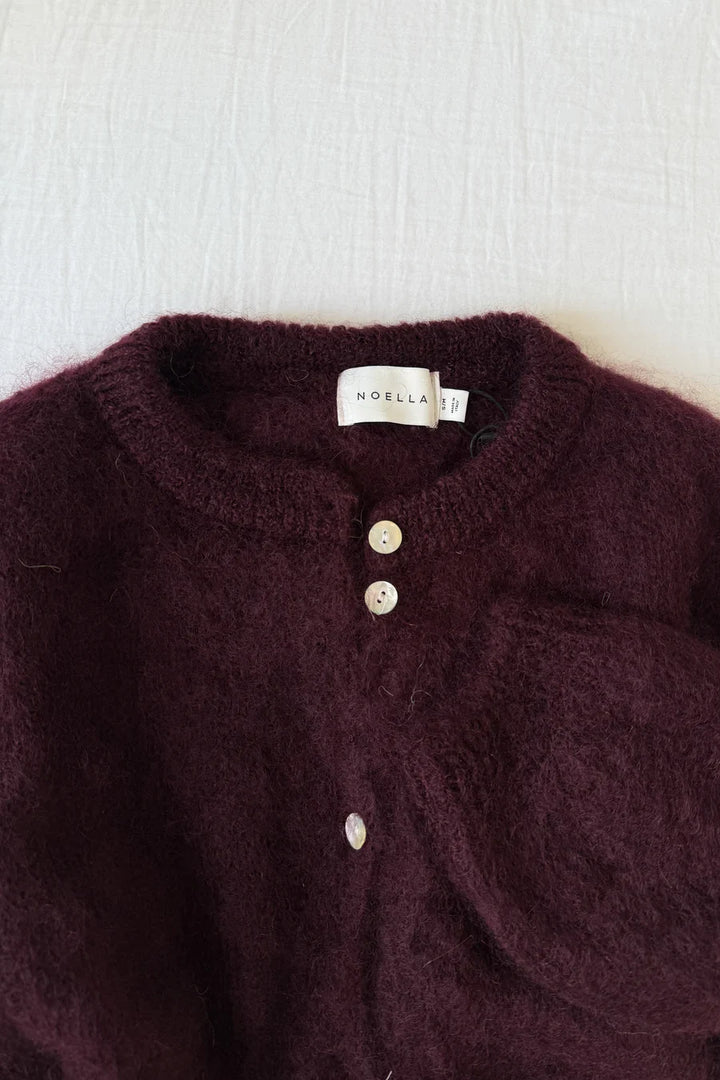 Noella - N-Kae Mohair Cardigan 15250003 - 1393 - Winetasting