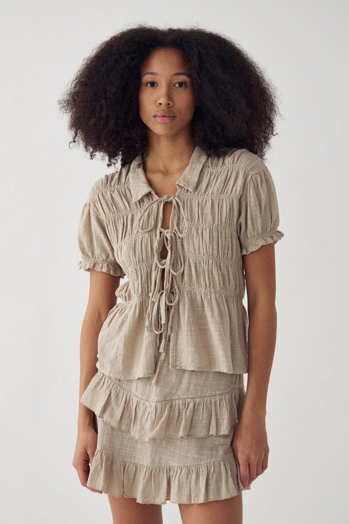 Noella - N-Marty Blouse 15710004 - 1454 - Grey Ivory