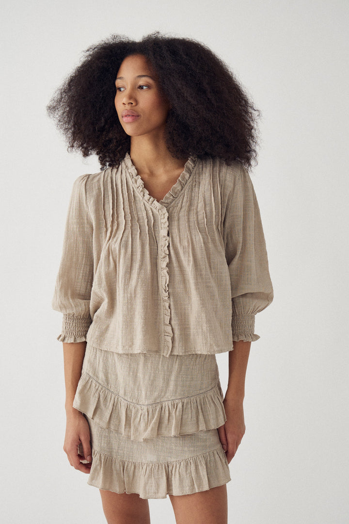 Noella - N-Marin Blouse 15710002 - 1454 - Grey Ivory