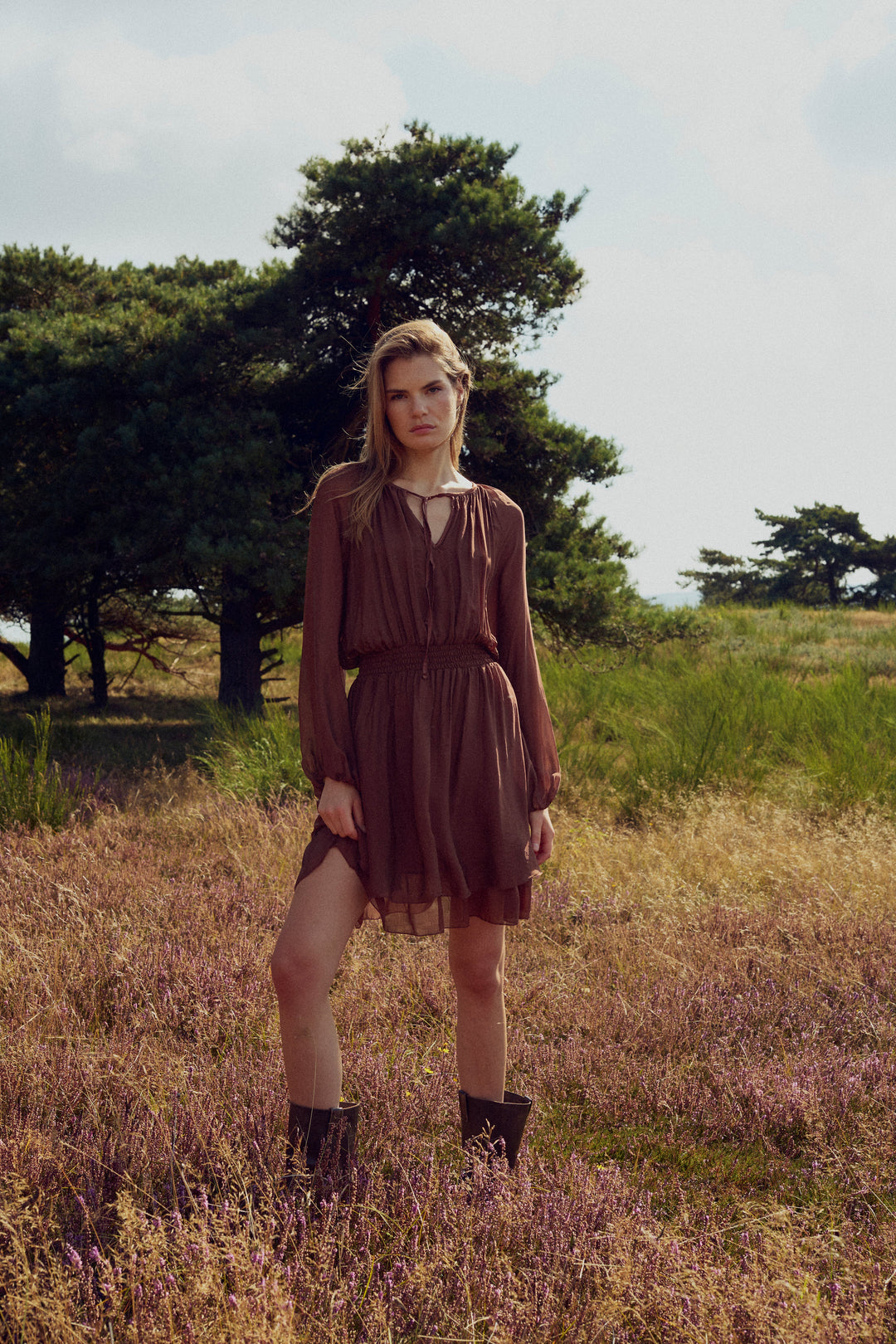 Noella - N-Mariel Dress 15650001 - 674 - Chocolate