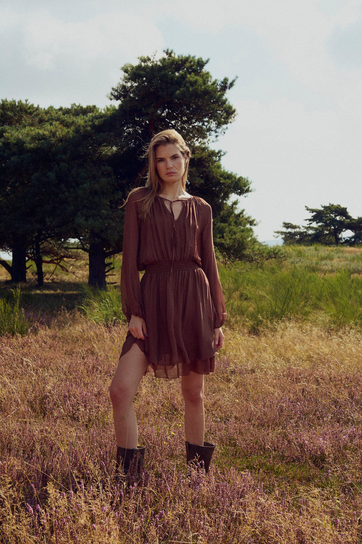 Noella - N-Mariel Dress 15650001 - 674 - Chocolate