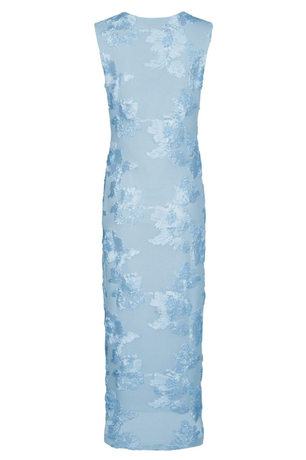 Ennakkotilaus - Neo Noir - Tiranna Big Flower Mesh Dress 166824 - 145 - Light Blue