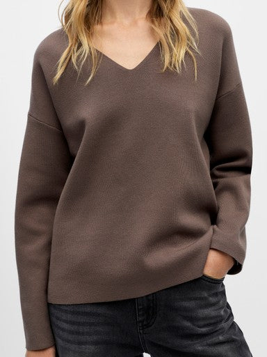 Object - Objreynard V-Neck Pullover - 4649720 Morel