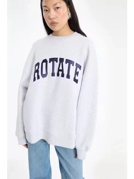 Rotate - Classic Sweatshirt 1163711473 - 1473 Light Grey Melange