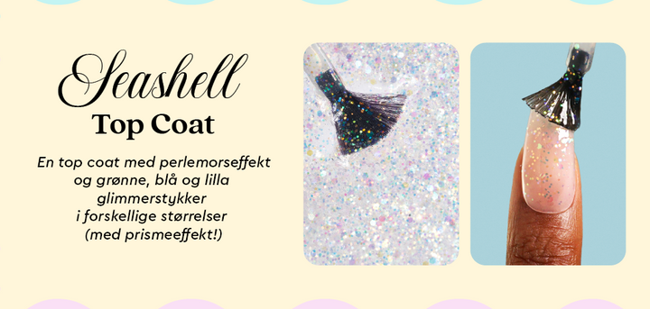 Le Mini Macaron - Single Gel Top Coat TOP004 - Seashell