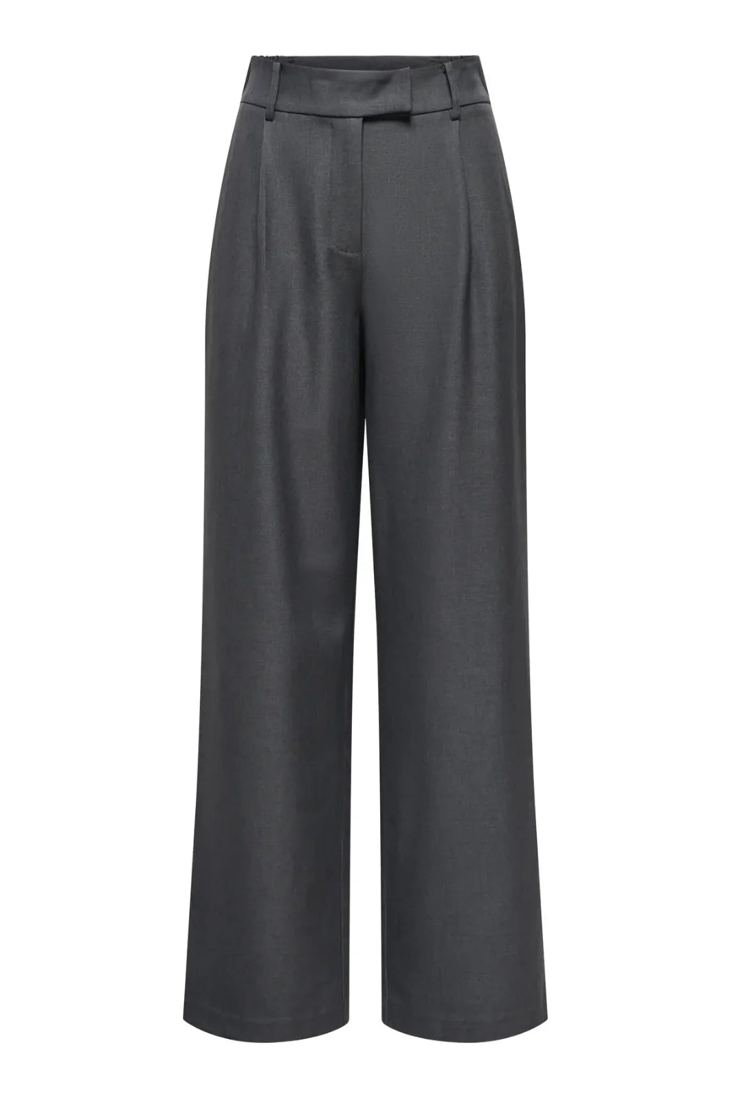 Only - Onllinda Str Mel Pants Tlr - 5034221 Dark Grey Melange