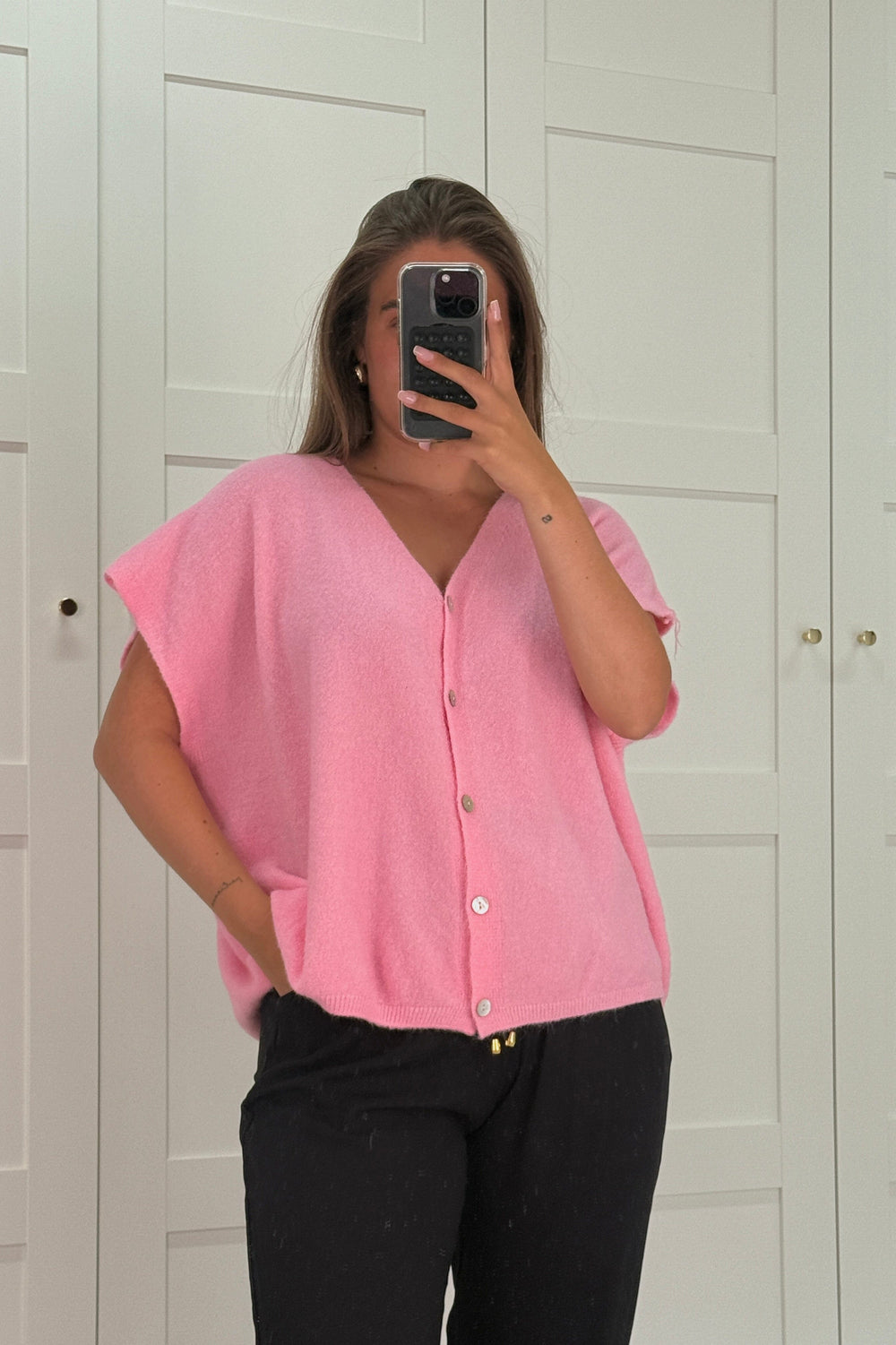 A-bee - Amanda Vest - Rose Shadow Veste 