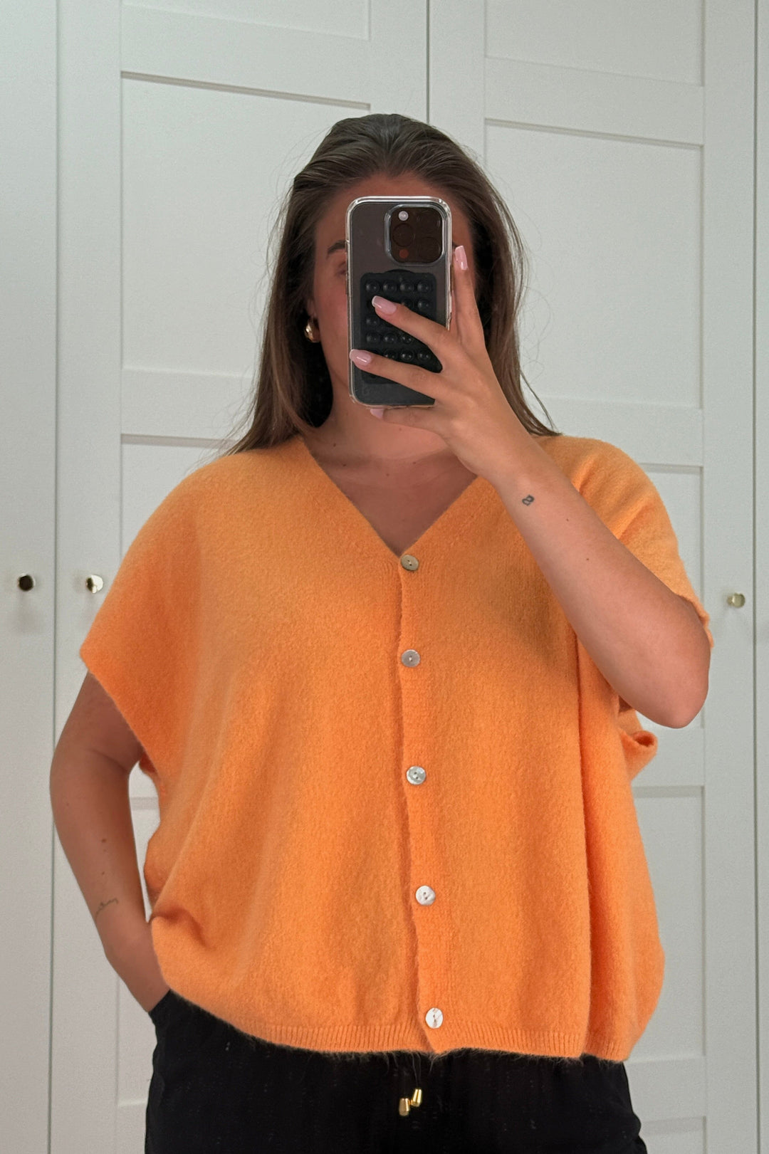 A-bee - Amanda Vest - Salmon Veste 
