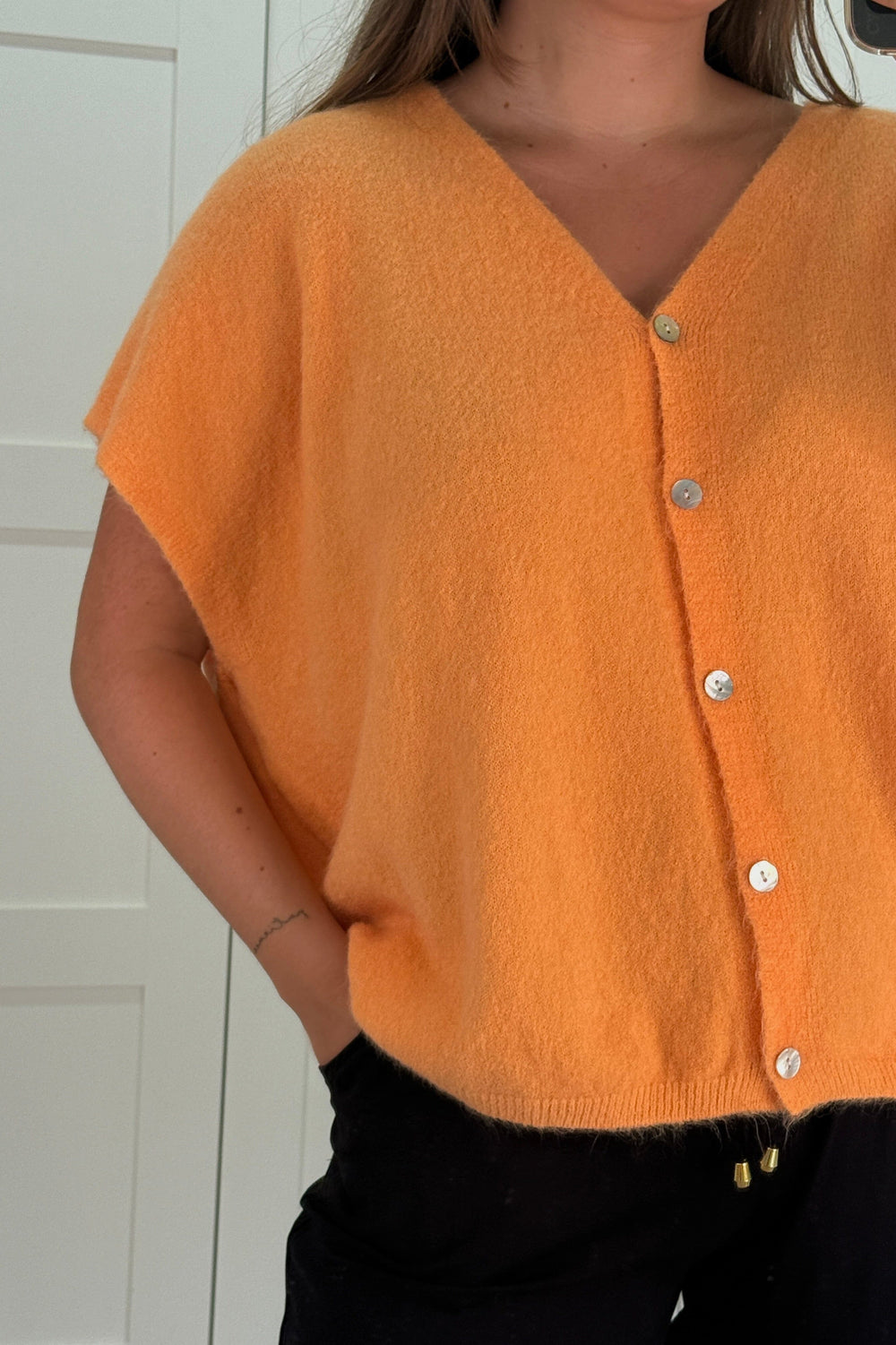 A-bee - Amanda Vest - Salmon Veste 