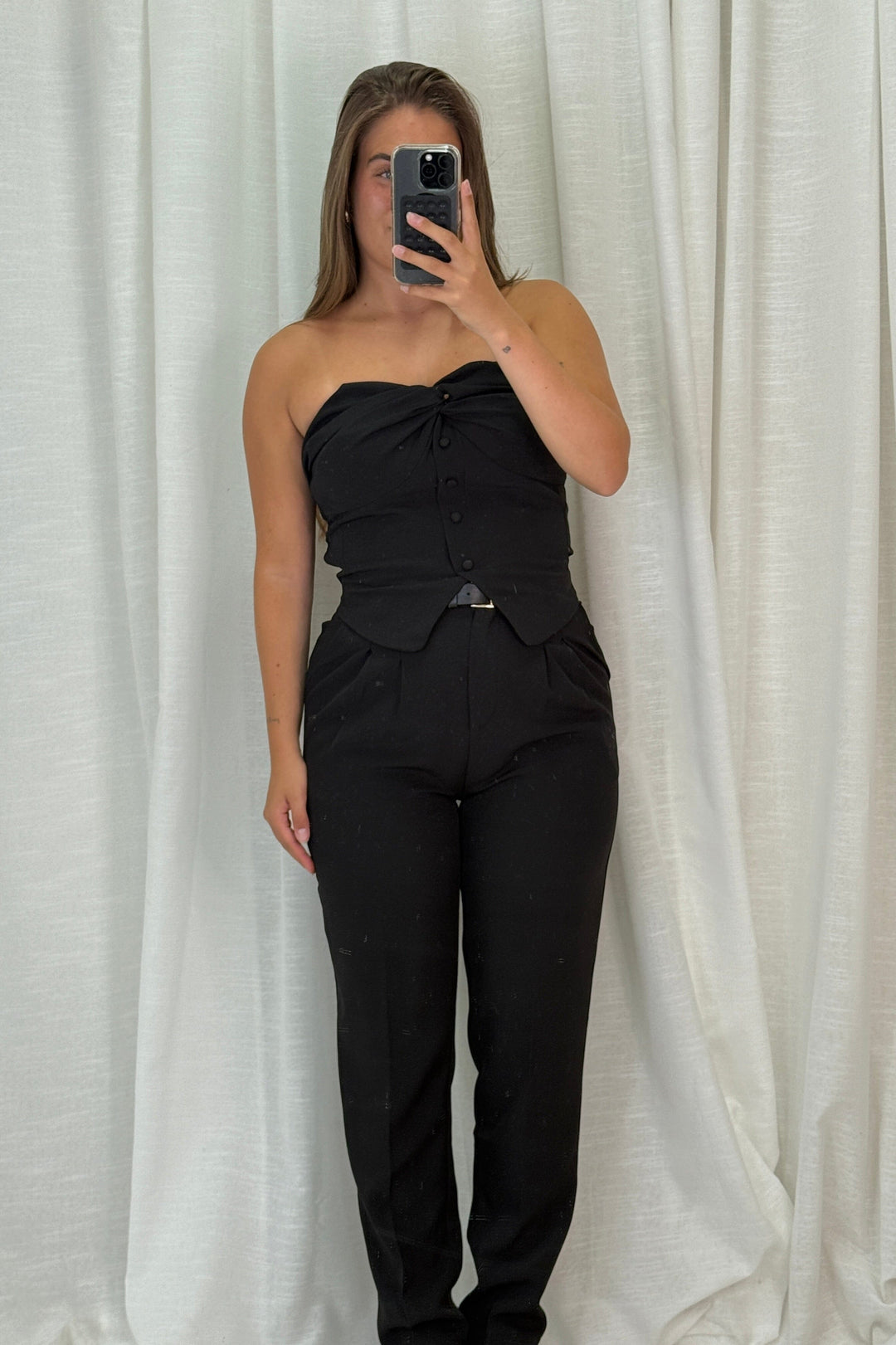 A-bee - Anine Top - Black Toppe 