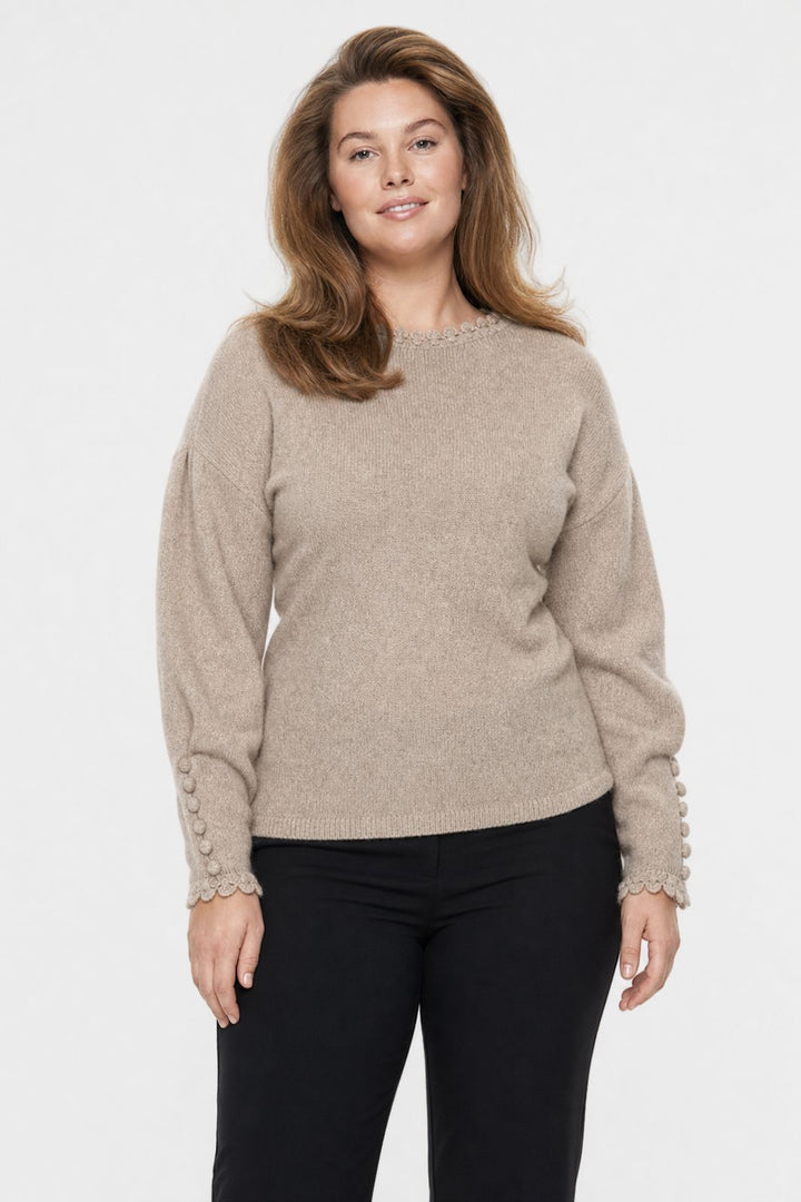 A-Bee - Auria-Louise Knit - Taupe