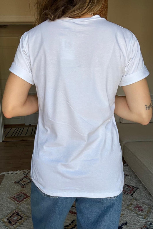 A-bee - Ellen - White T-shirts 