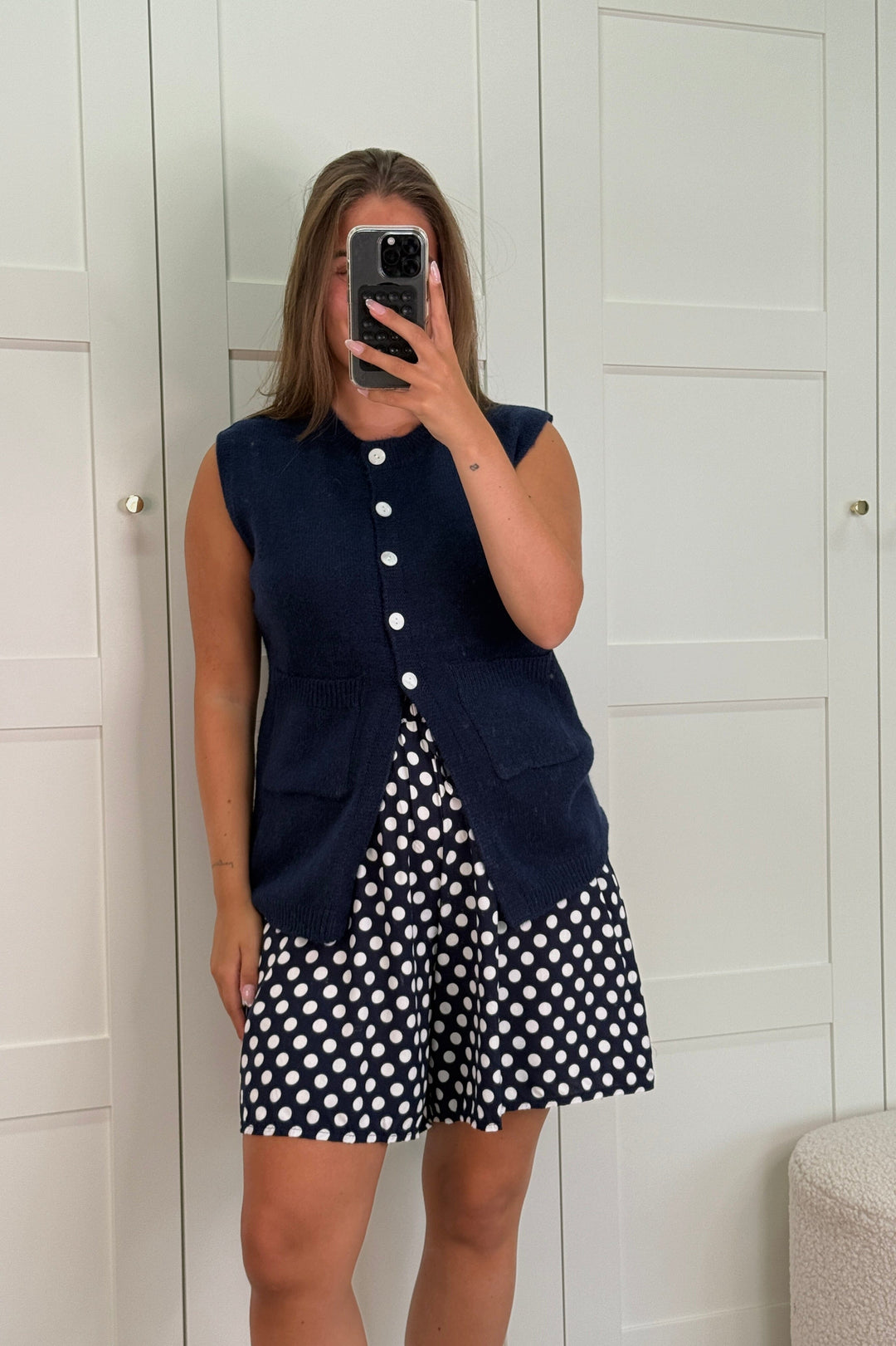 A-bee - Esme Vest - Navy Veste 