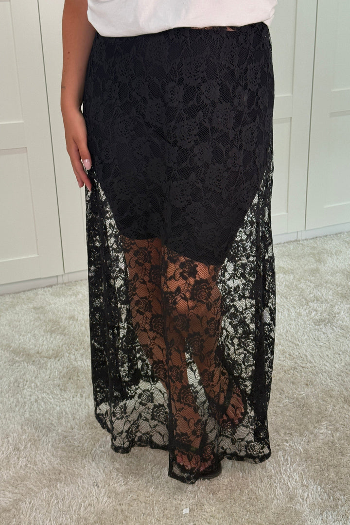 A-bee - Jasmin Skirt - Black Nederdele 