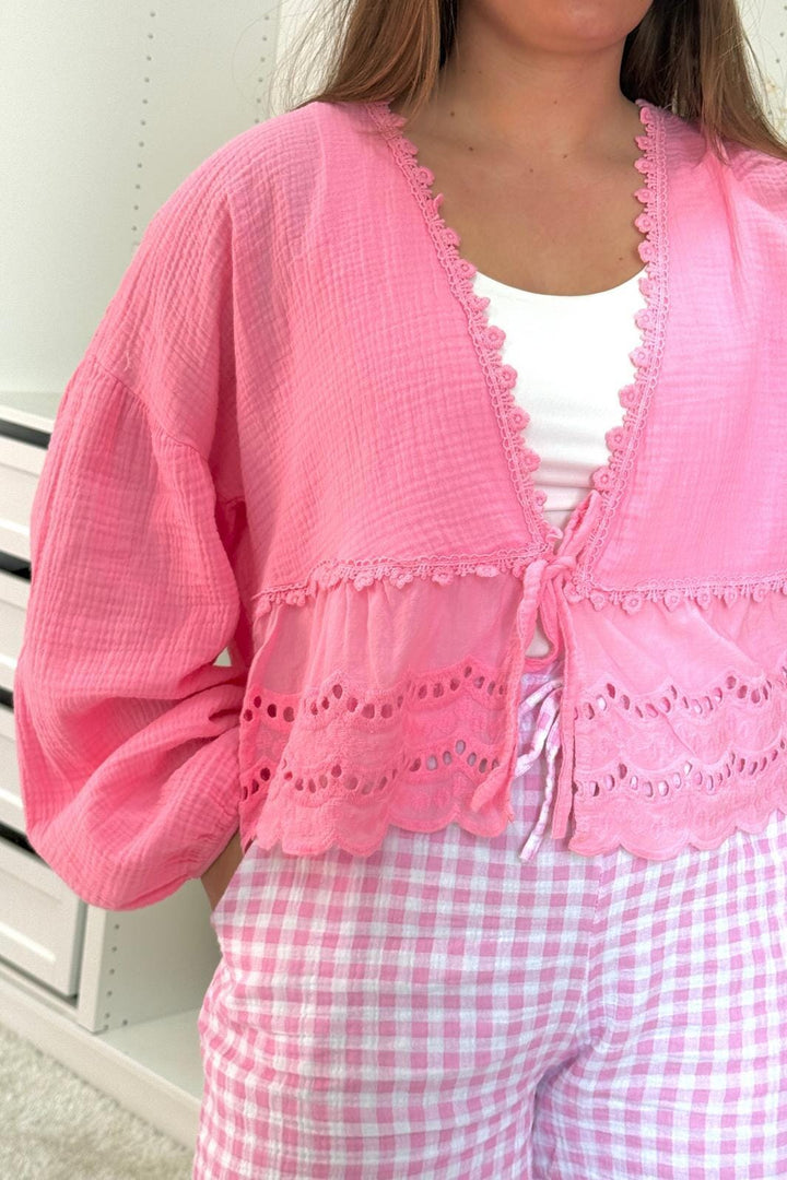 A-bee - Jenny Shirt - Pink Bluser 