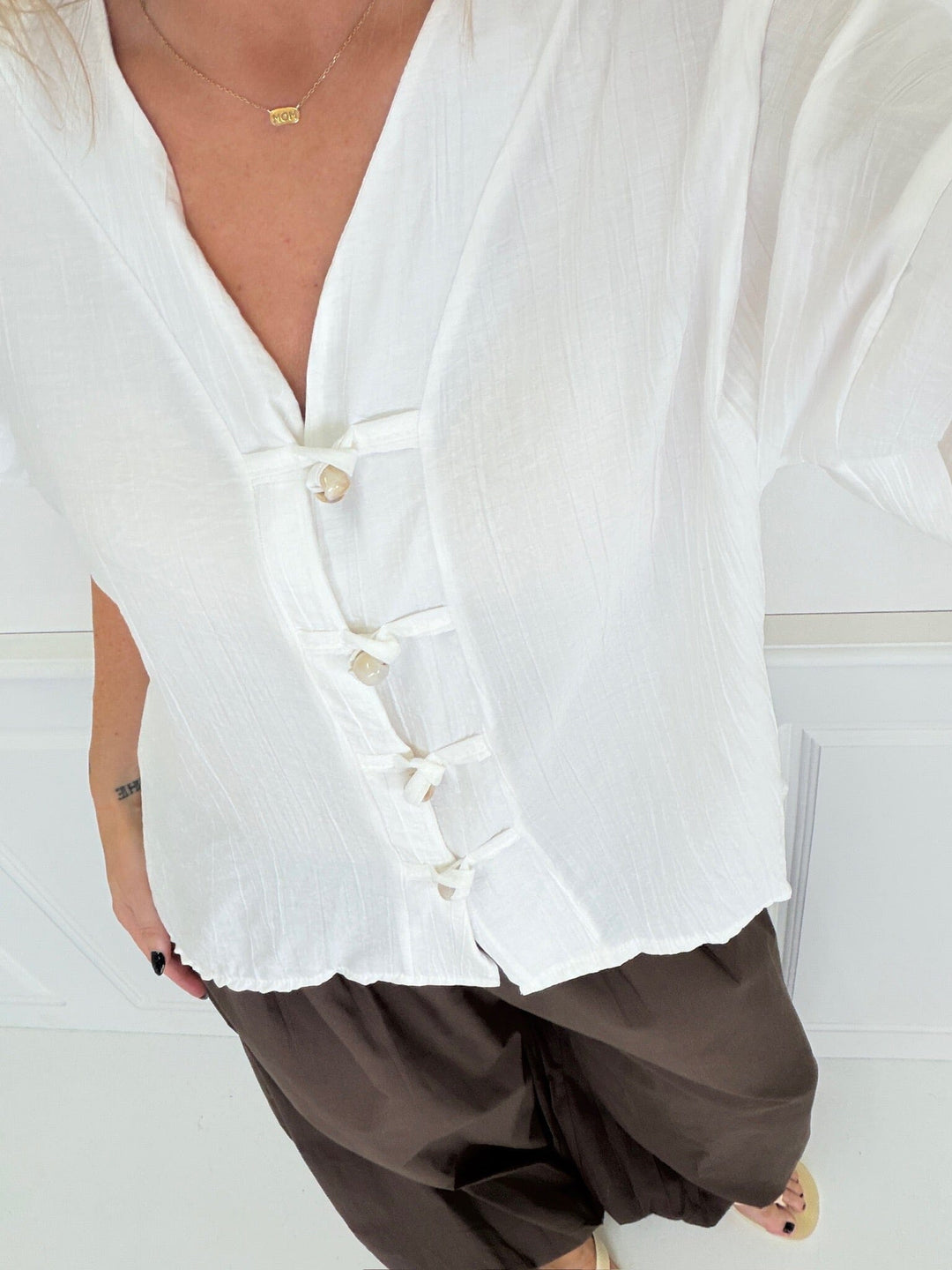 A-Bee - Lyra Shirt - White Skjorter 
