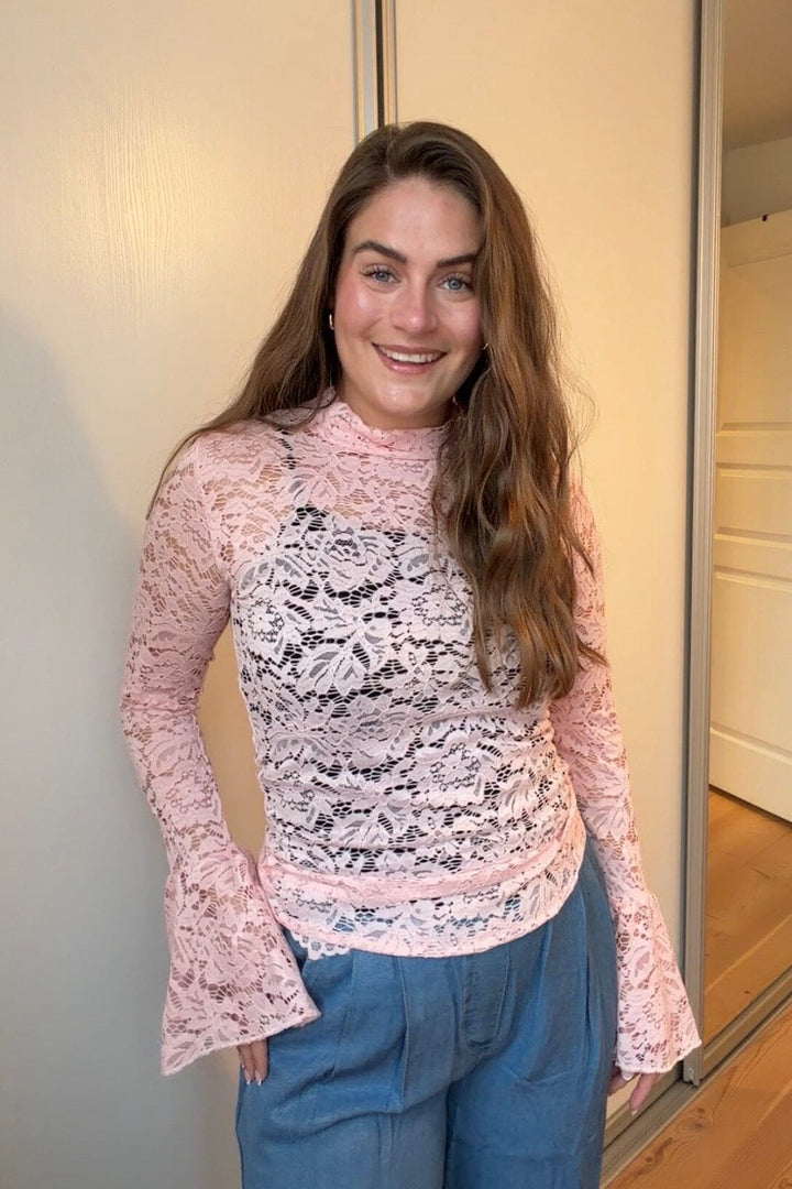 A-bee - Magalieblouse - Salmon Bluser 