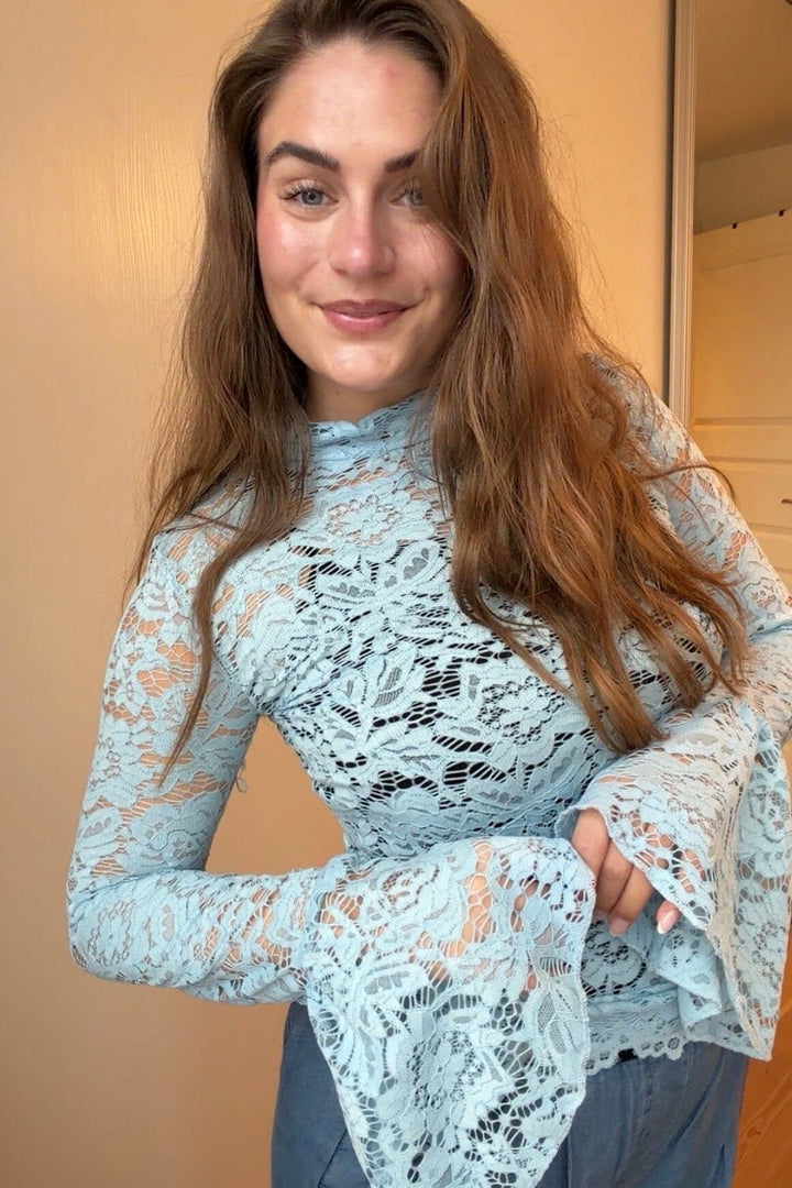 A-bee - Magalieblouse - Sky Blue Bluser 