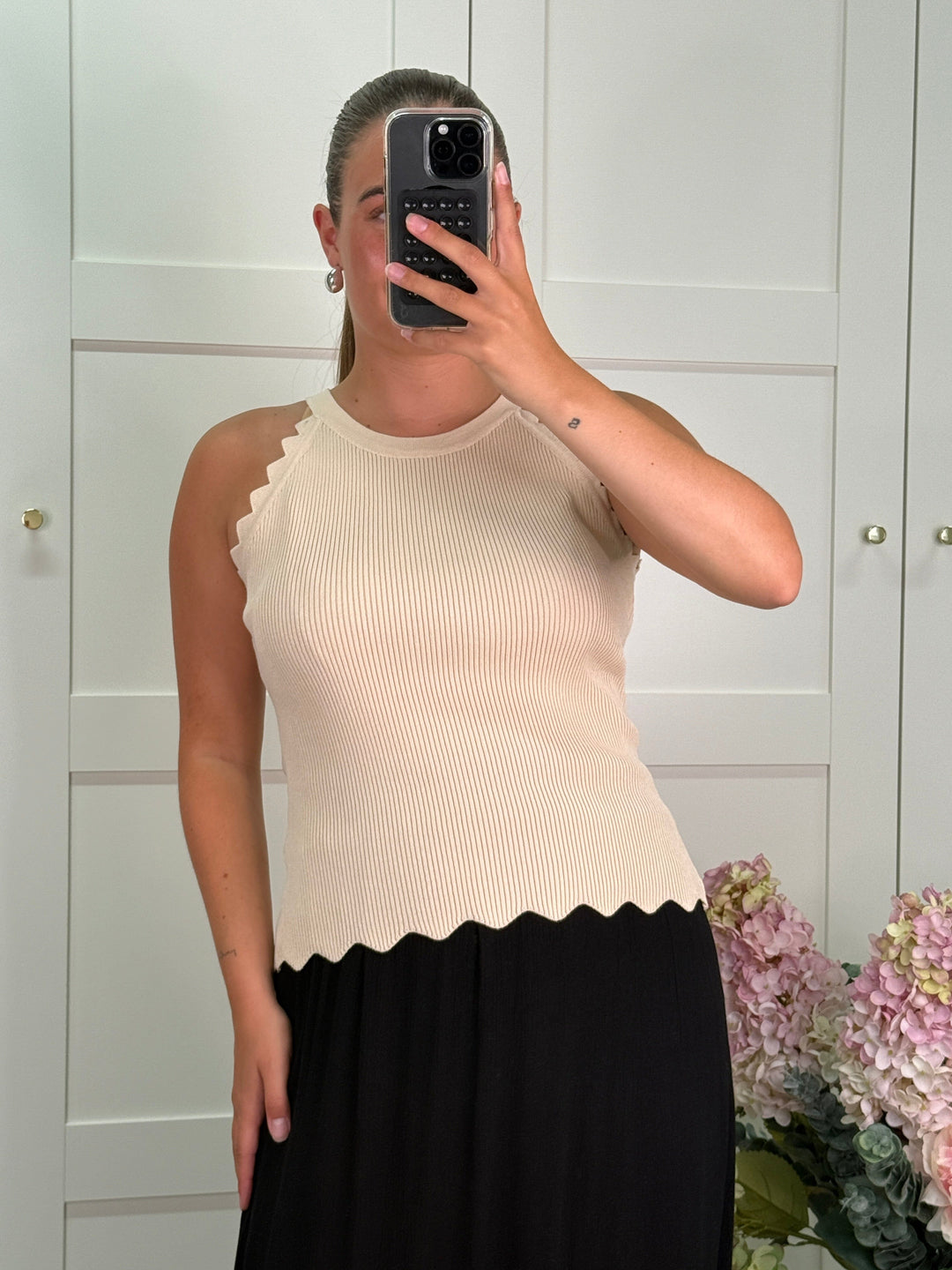 A-bee - Manon Top - Beige Nederdele 