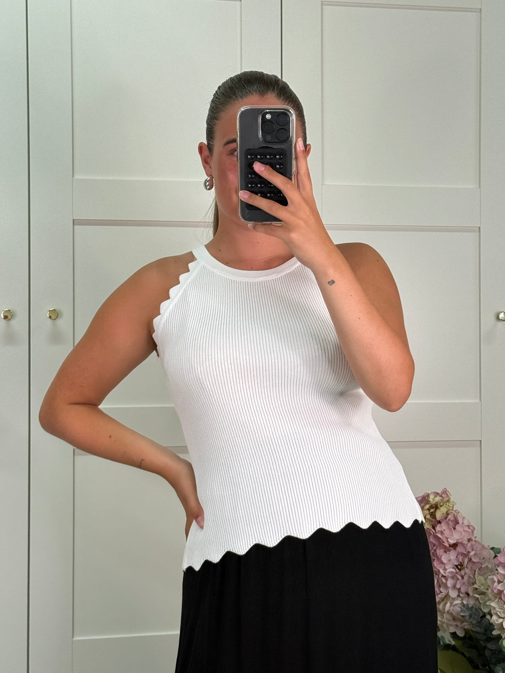 A-bee - Manon Top - White Toppe 